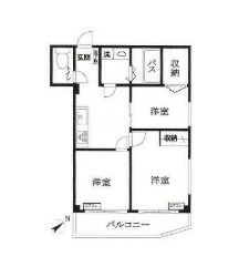 【間取り】 | サンハイツ根岸