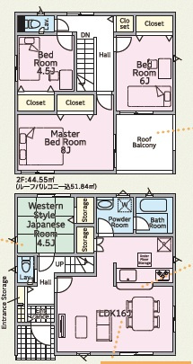 ♥♥糸満市兼城第4－2号棟（全4棟）の間取り|2号棟間取り図