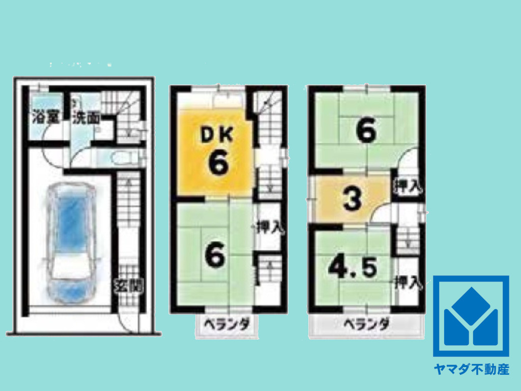 伏見区淀際目町の間取り
