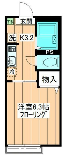 プラトー池上の間取り|間取りです。