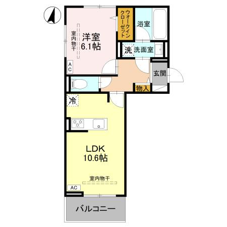 D-Gran西本町の間取り