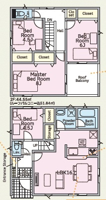 ♥♥糸満市兼城第4－3号棟（全4棟）の間取り|3号棟間取り図