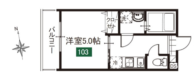 MELDIA舎人Ⅱの間取り