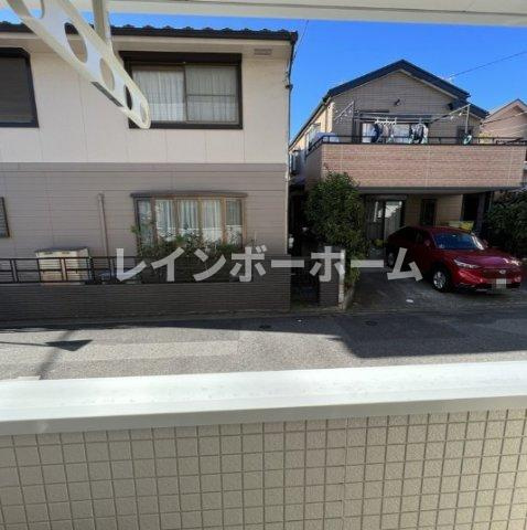 MELDIA舎人Ⅱのバルコニー