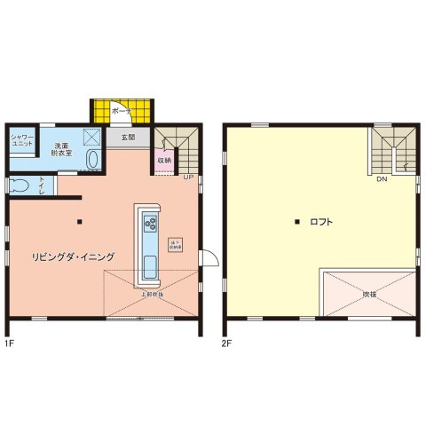倉敷市玉島阿賀崎　中古戸建の間取り