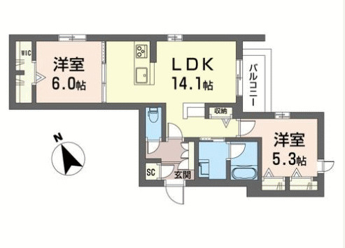 【間取り】 | シャーメゾン時間の翼