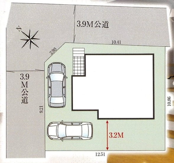 グラファーレ船橋市高根台1丁目7期の区画図