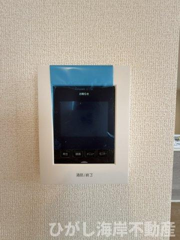 茅ヶ崎市菱沼１丁目　新築戸建　全２棟のセキュリティ|TVモニター付きインターフォン