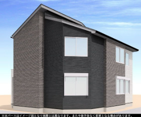 KEIAI RESIDENCE　北柏の外観パース