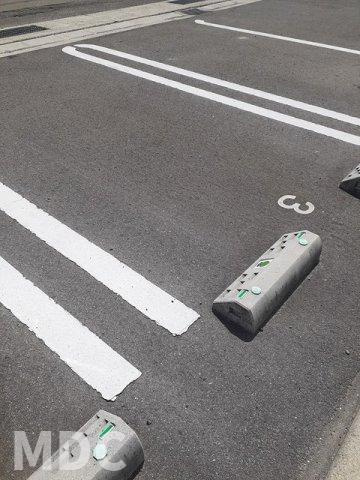 徳島市北矢三町２丁目のアパートの駐車場