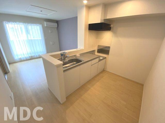 徳島市北矢三町２丁目のアパートのキッチン