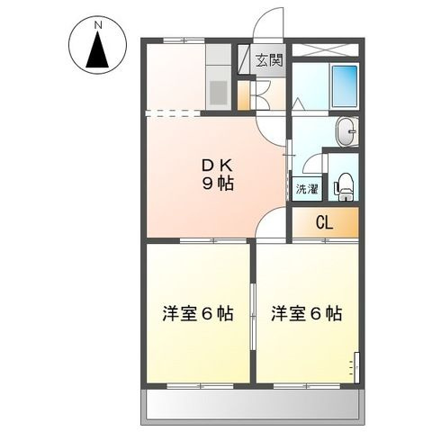 パープルメゾン壱番館の間取り