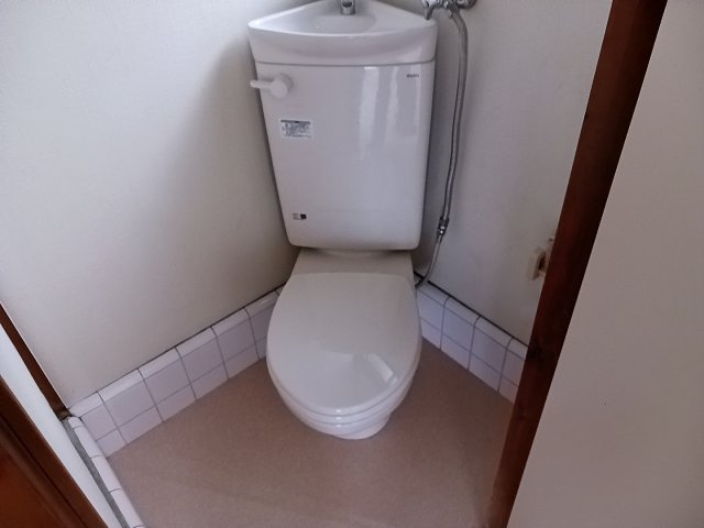 ゆったりとした空間のトイレです