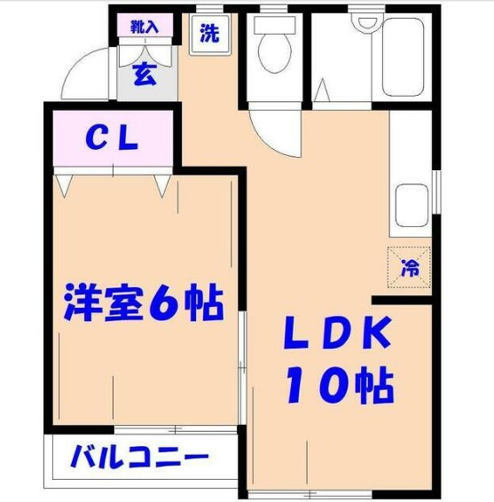 アビタシオン1の間取り