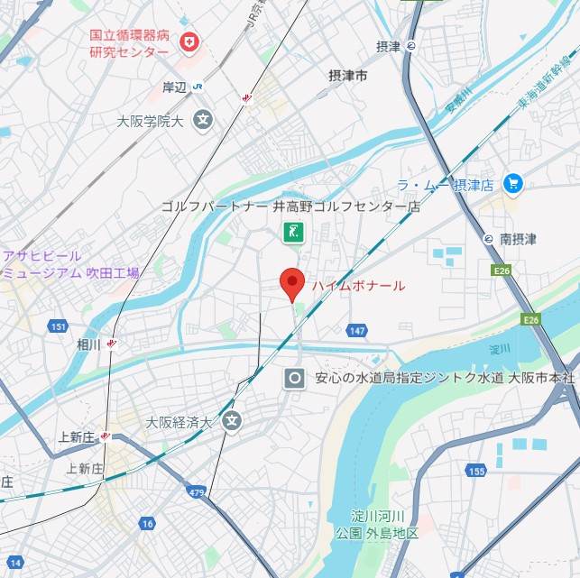 ハイムボナールの地図