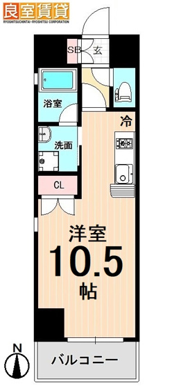 【間取り】 | LUMINOUS東別院(旧S-FORT東別院)