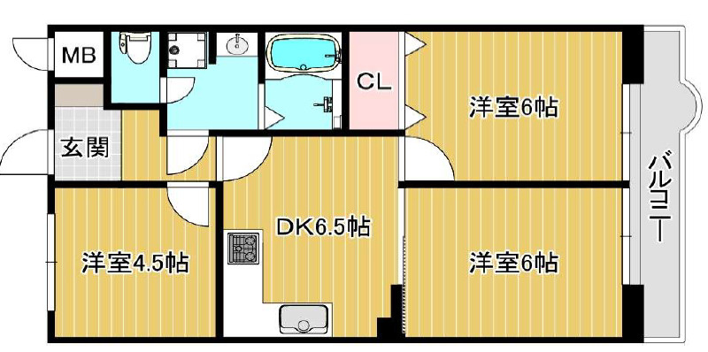 セルダン住吉川の間取り|阪神魚崎駅徒歩4分！2沿線利用可能で便利な立地♪