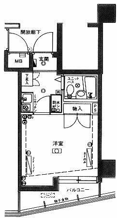 ガーラ武蔵小杉の間取り|間取りです。