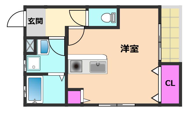 CORTE NEVEの間取り