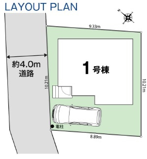 船橋市八木が谷1丁目02期の区画図