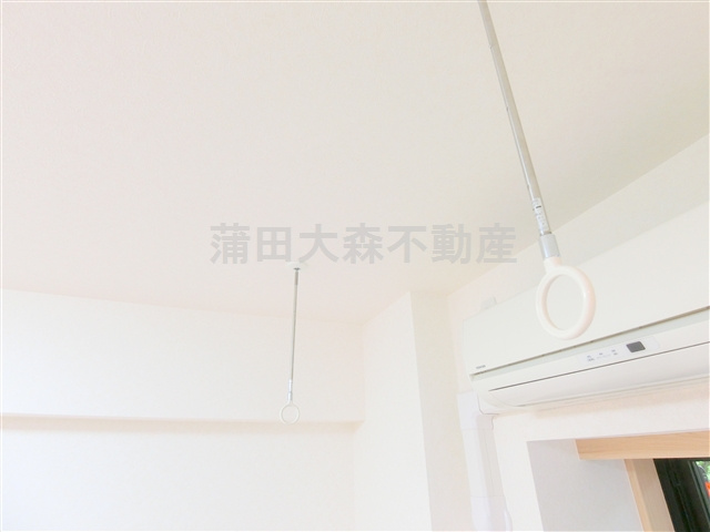 ルーブル下丸子参番館の設備|エアコン　室内物干し