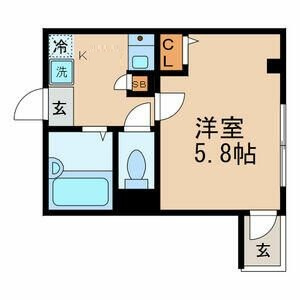 Ｓｏｌｅｉｌ　１０１０の間取り|間取りです。