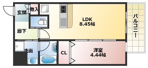 プレジオ永和EUROの間取り