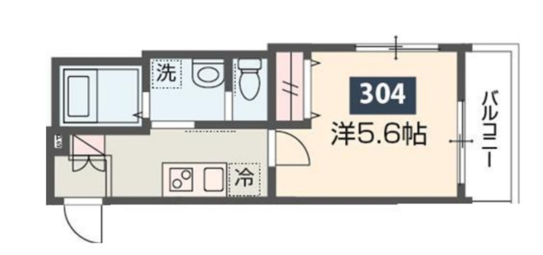 MELDIA梅島Ⅶの間取り