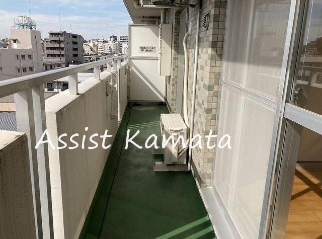 グレイス大森のバルコニー