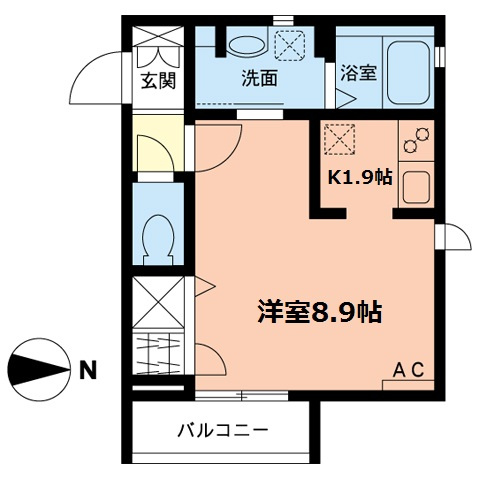 クラールの間取り