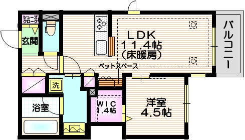 Ｃｈａｌｅｕｒ　Ｕｒａｗａの区画図