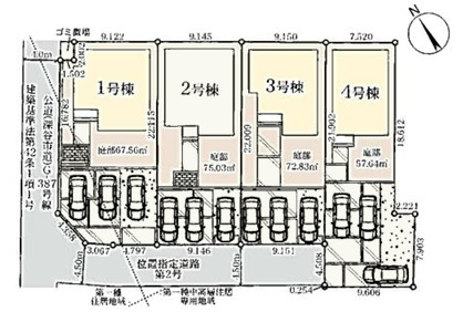 【区画図】 | Livele Garden.S深谷市上野台 第25　新築住宅