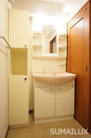 熊本市西区蓮台寺１丁目の賃貸マンションの独立洗面台