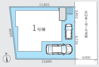 八千代市大和田新田3期の区画図