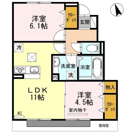 クラリスⅠの間取り