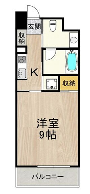 グランツ西大橋の間取り