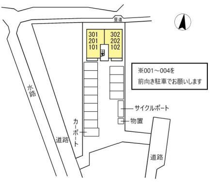 ノースエスペランサ平野の区画図