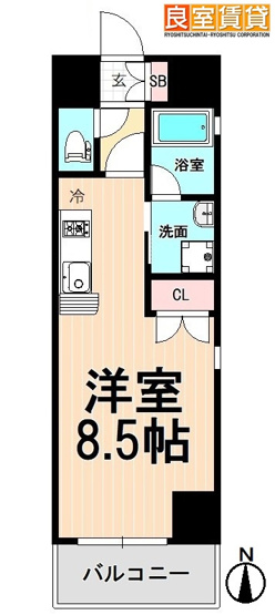 【間取り】 | LUMINOUS東別院(旧S-FORT東別院)