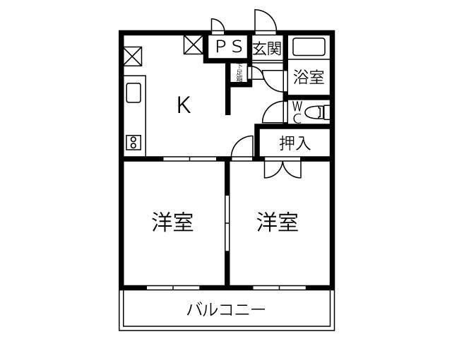 ＳｕｎＶｉｓｔａ池上の間取り|間取りです。