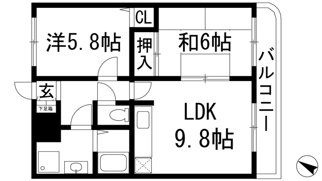 【間取り】 | カーサファースト萩