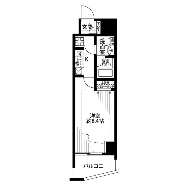 プレール・ドゥーク高円寺Ⅱの間取り|間取りです。