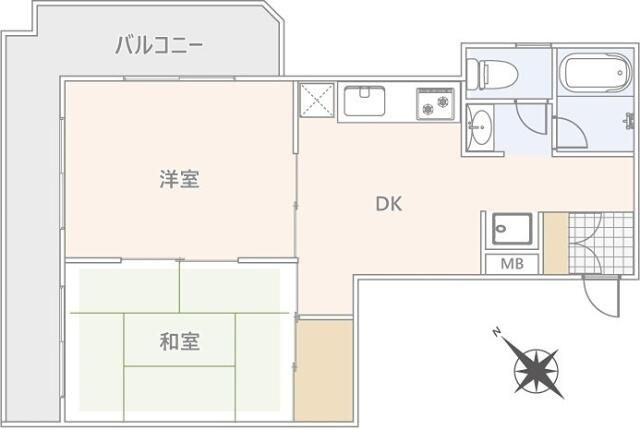 コスモポリタンの間取り