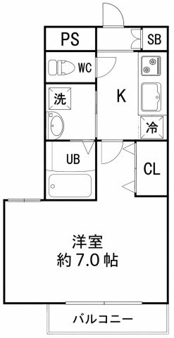伊勝M.S浦安の間取り