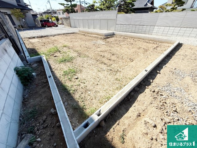 貝塚市麻生中　新築一戸建ての外観|現在の進捗状況です！順調に作業進行中、完成が待ち遠しいです！詳細の間取り等、お気軽にお問い合わせください！