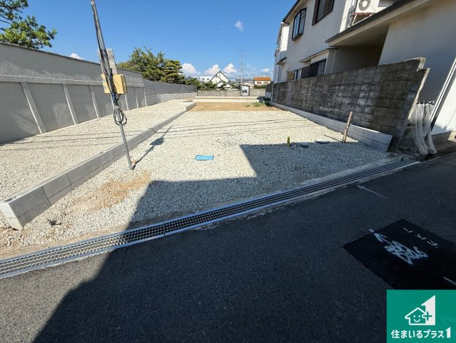 貝塚市麻生中　新築一戸建ての外観|現在の進捗状況です！順調に作業進行中、完成が待ち遠しいです！詳細の間取り等、お気軽にお問い合わせください！
