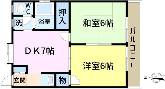 MYハイムAの間取り