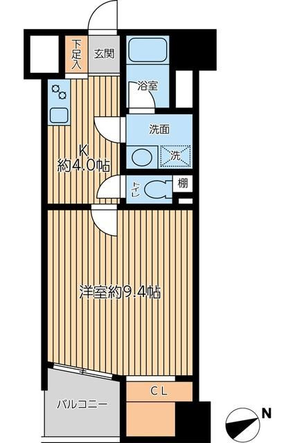 クリオ王子神谷弐番館の間取り
