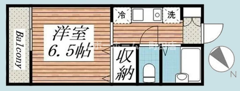 パークヨコチョー※初期費用分割あと払いサービス利用可能物件の間取り