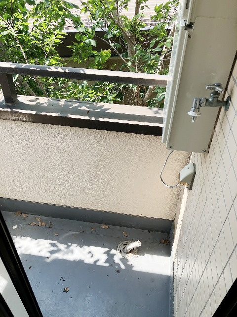 藤コーポのバルコニー