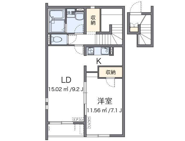 【間取り】 | クレイノクオーレ狭山 | 代表的な間取のため実際の間取とは異なる場合があります